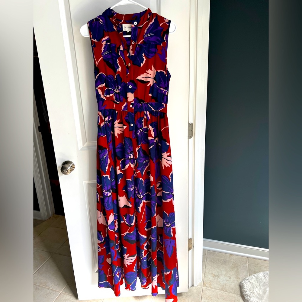 GORGEOUS fall dress. Size Small. Wedding guest/ fall pictures/ winery dress.